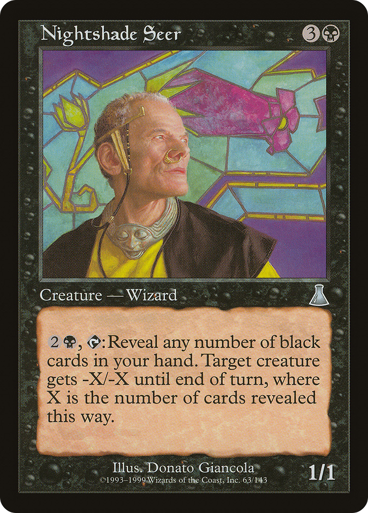 Nightshade Seer [Urza's Destiny] Foil