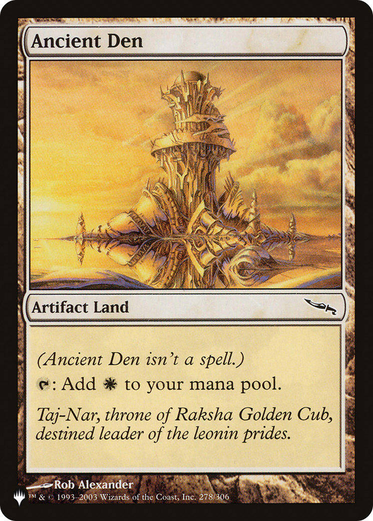 Ancient Den |  (MRD-278) [The List]