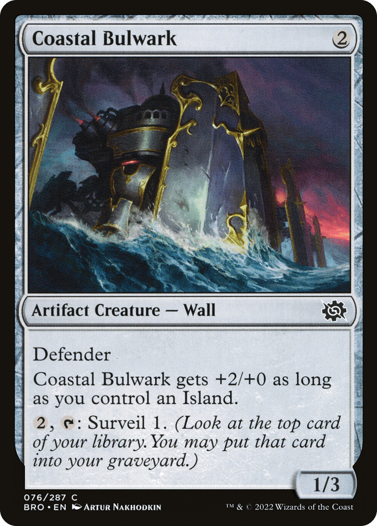Coastal Bulwark [The Brothers' War] Foil