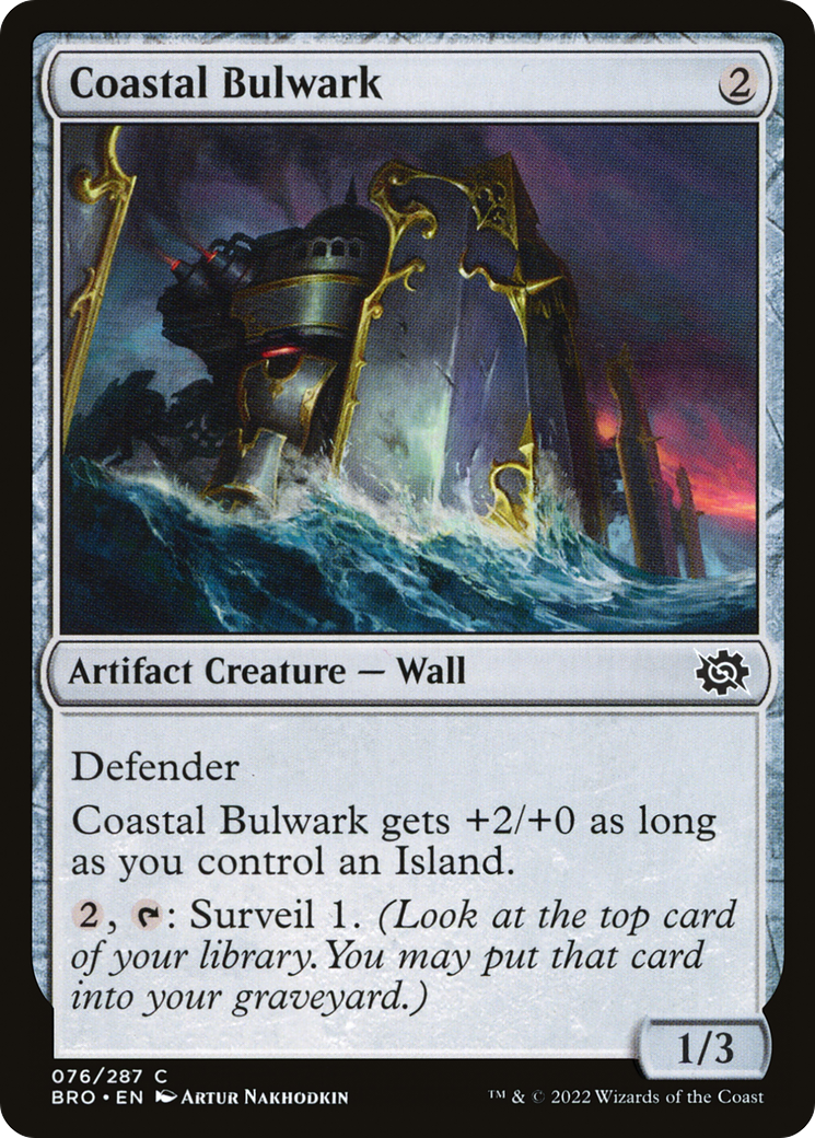 Coastal Bulwark [The Brothers' War] Foil