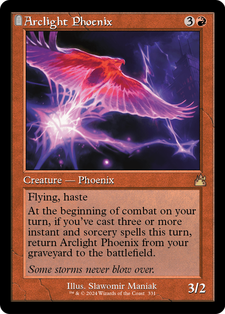 Arclight Phoenix (Retro Frame) [Ravnica Remastered] Foil