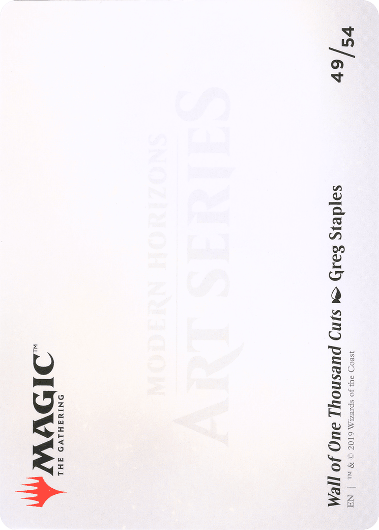 Wall of One Thousand Cuts // Wall of One Thousand Cuts (AMH1-049) - Modern Horizons Art Series (Borderless)