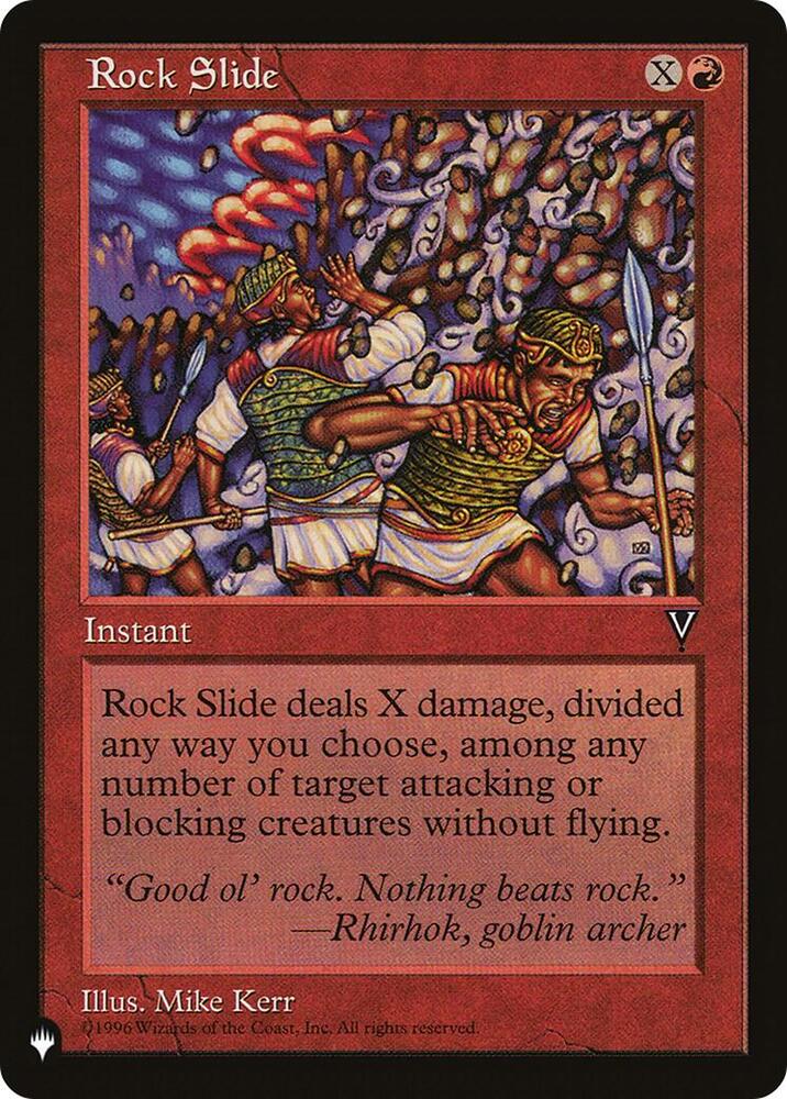 Rock Slide VIS-92/5075 (The List Reprints) 