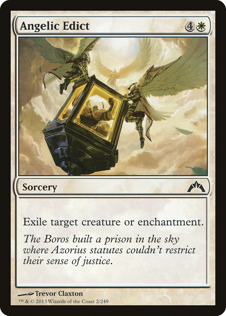 Angelic Edict [Gatecrash] Foil