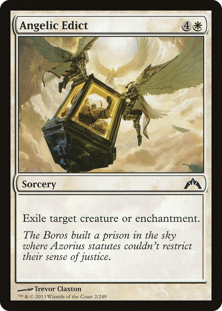 Angelic Edict [Gatecrash] Foil