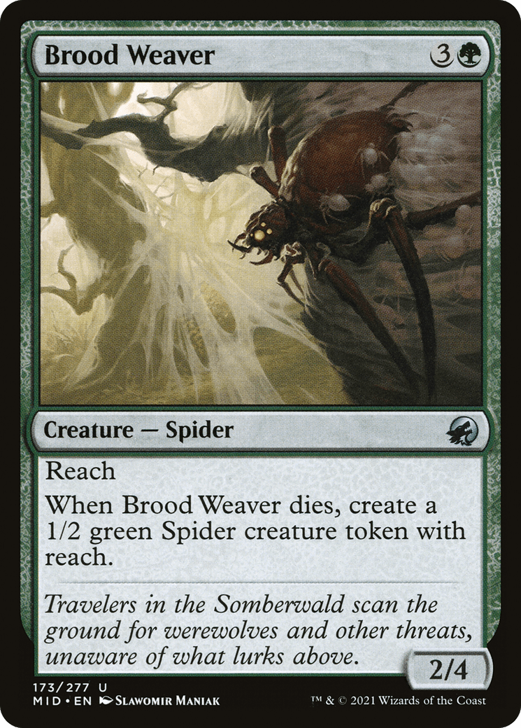 Brood Weaver [Innistrad: Midnight Hunt] Foil
