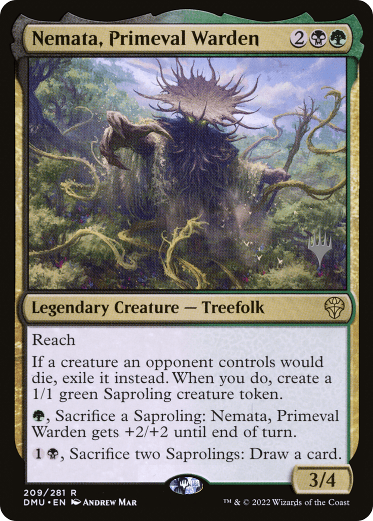 Nemata, Primeval Warden (Promo Pack) [Dominaria United Promos] Foil