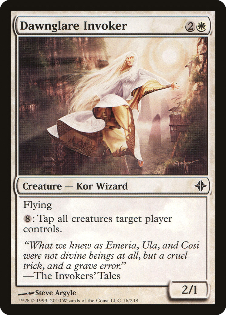 Dawnglare Invoker [Rise of the Eldrazi] Foil