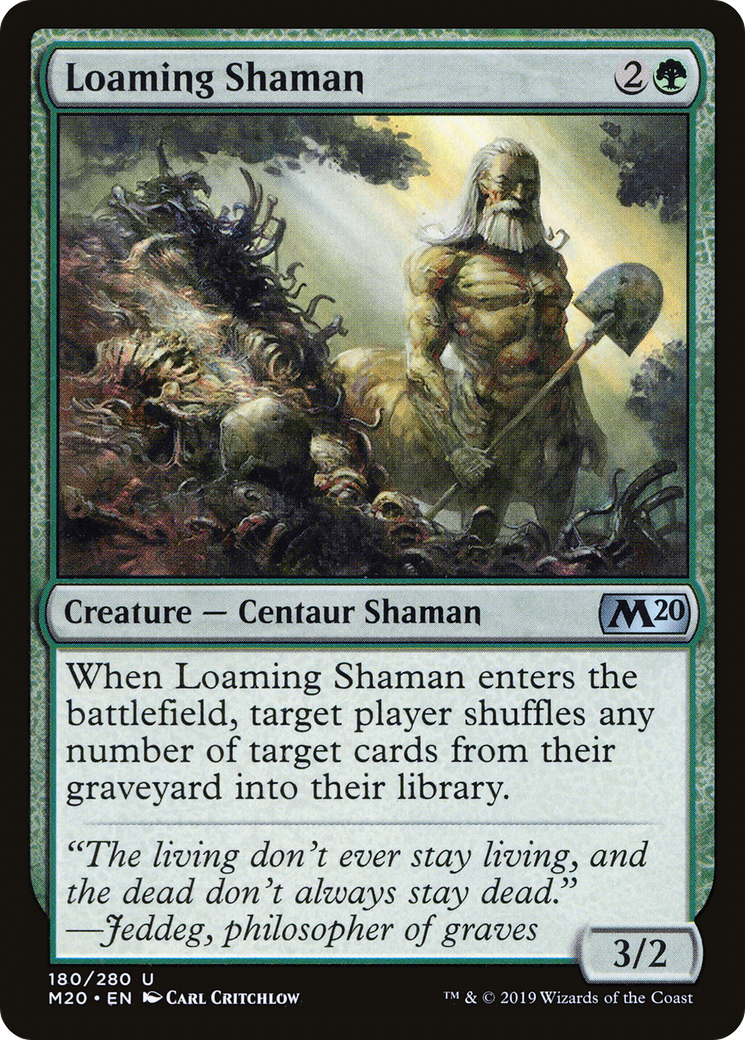 Loaming Shaman [Core Set 2020] Foil
