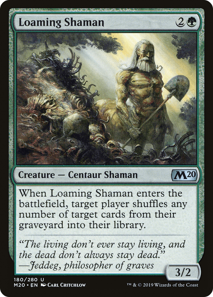 Loaming Shaman [Core Set 2020] Foil