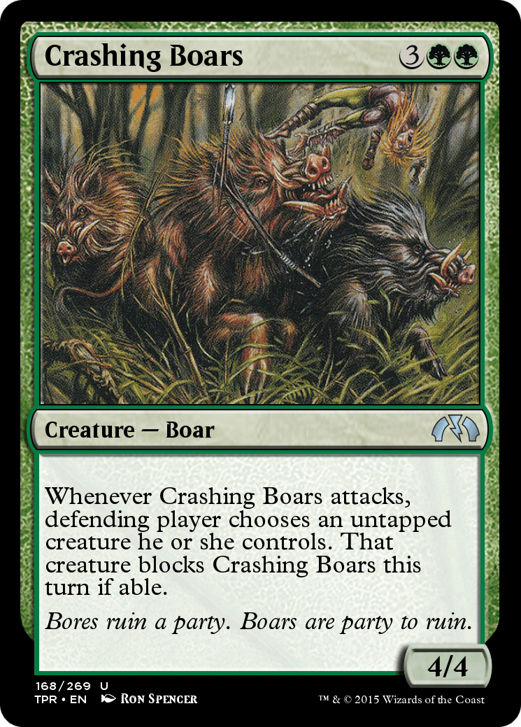 Crashing Boars (TPR-168) - Tempest Remastered Foil