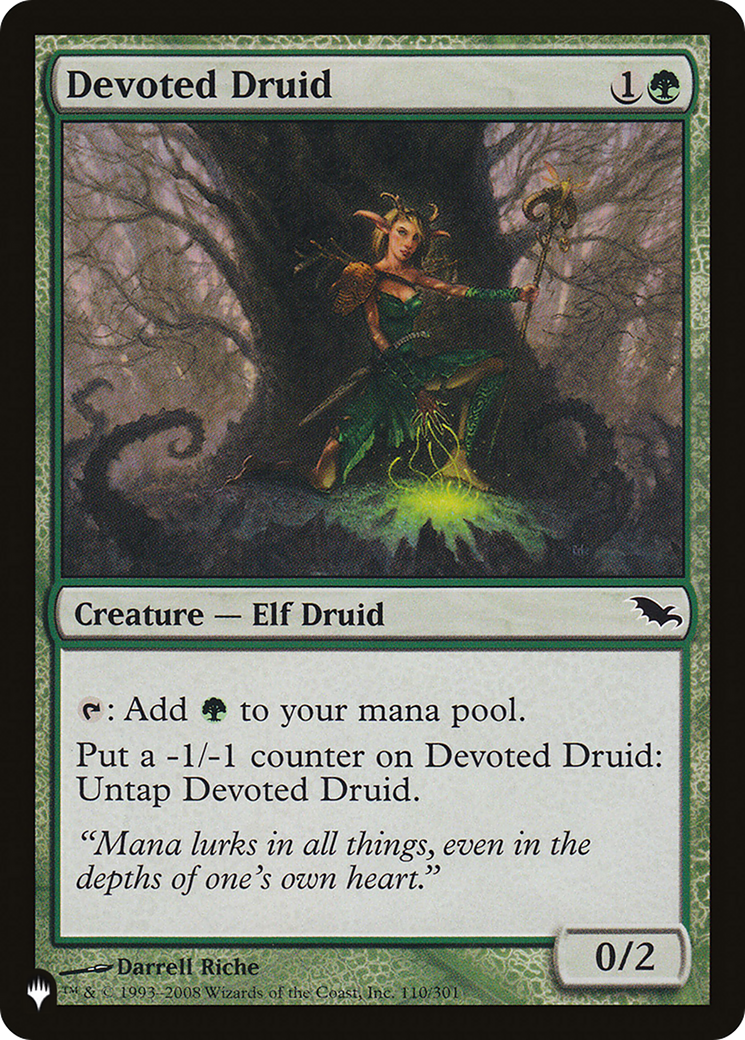 Devoted Druid |  (SHM-110) [The List]