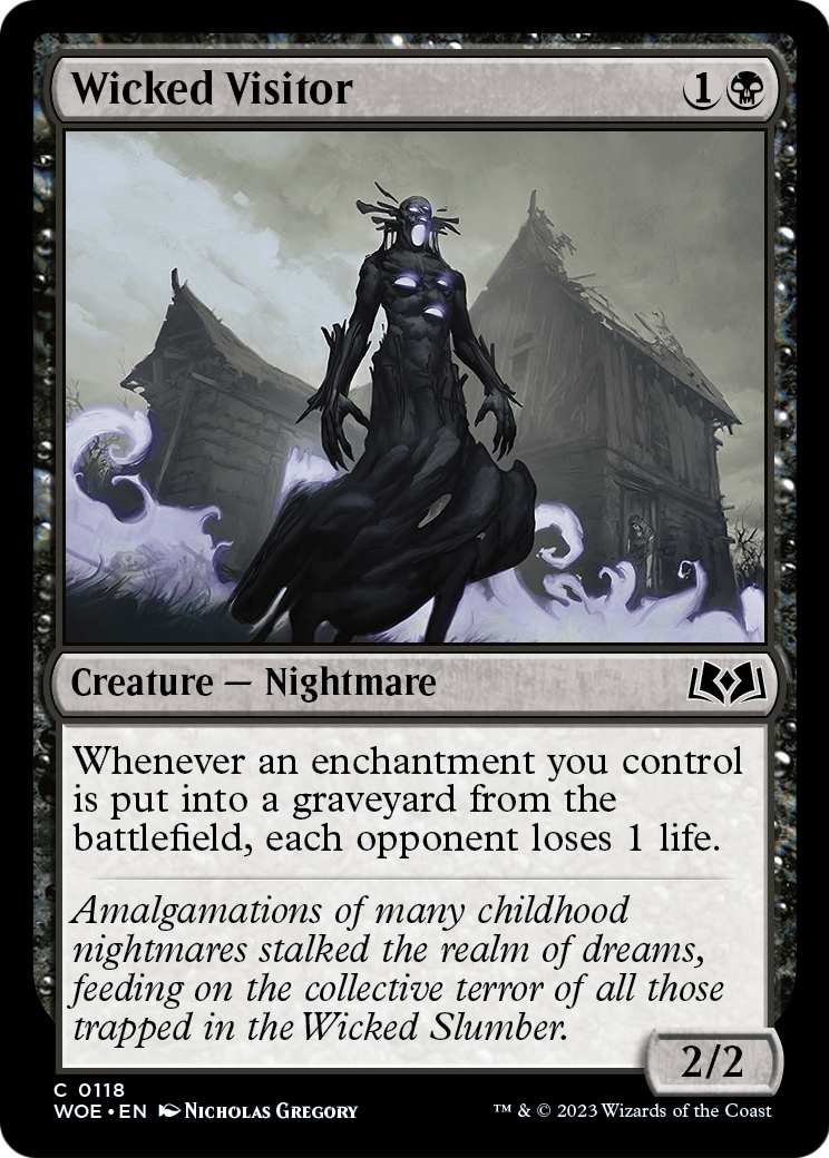 Wicked Visitor [Wilds of Eldraine] Foil