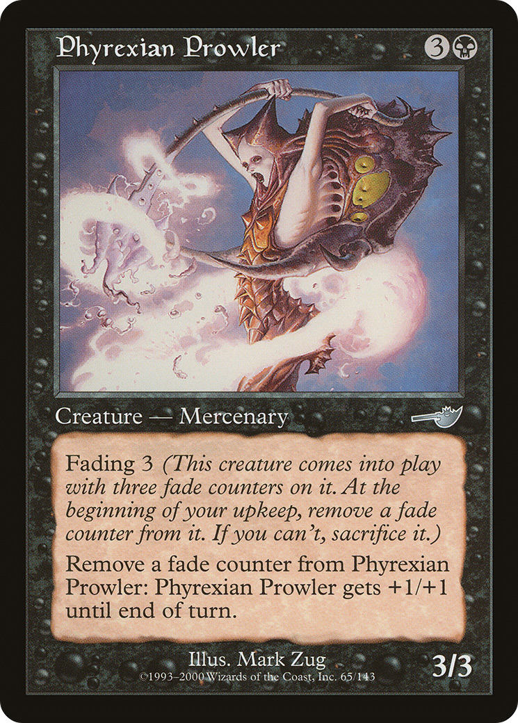 Phyrexian Prowler [Nemesis] Foil