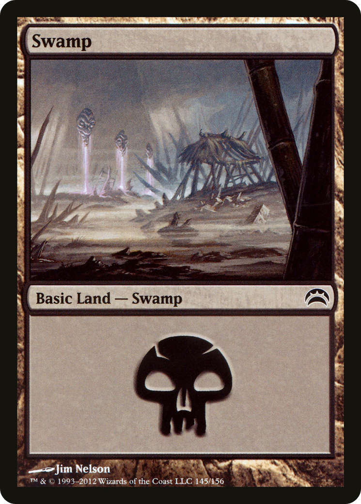 Swamp (145) [Planechase 2012]  Foil