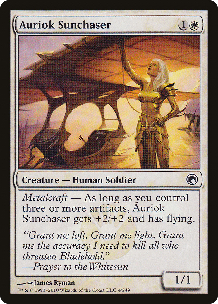 Auriok Sunchaser [Scars of Mirrodin] Foil