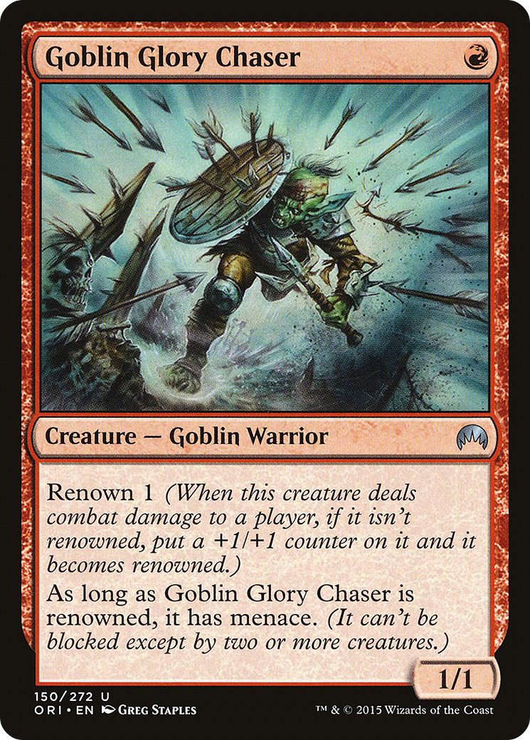 Goblin Glory Chaser [Magic Origins] Foil