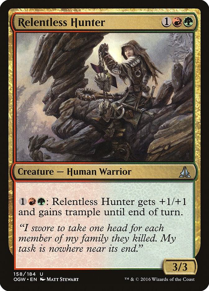 Relentless Hunter 158/184 (Oath of the Gatewatch) 