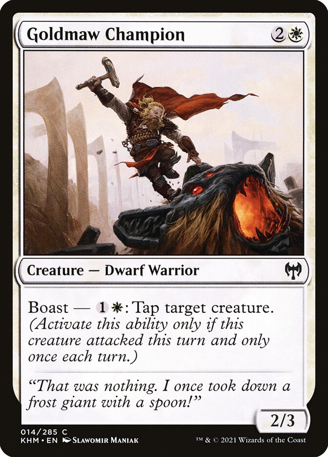 Goldmaw Champion 14 (Kaldheim)  - Foil