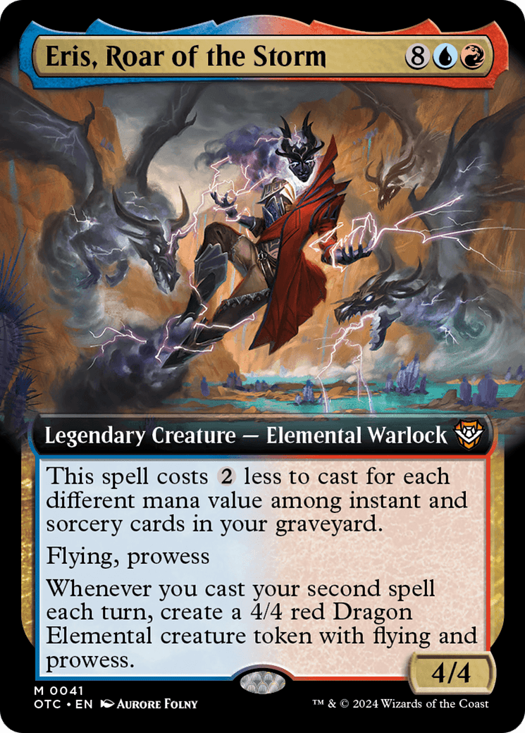 Eris, Roar of the Storm (Extended Art) [Outlaws of Thunder Junction Commander] Foil
