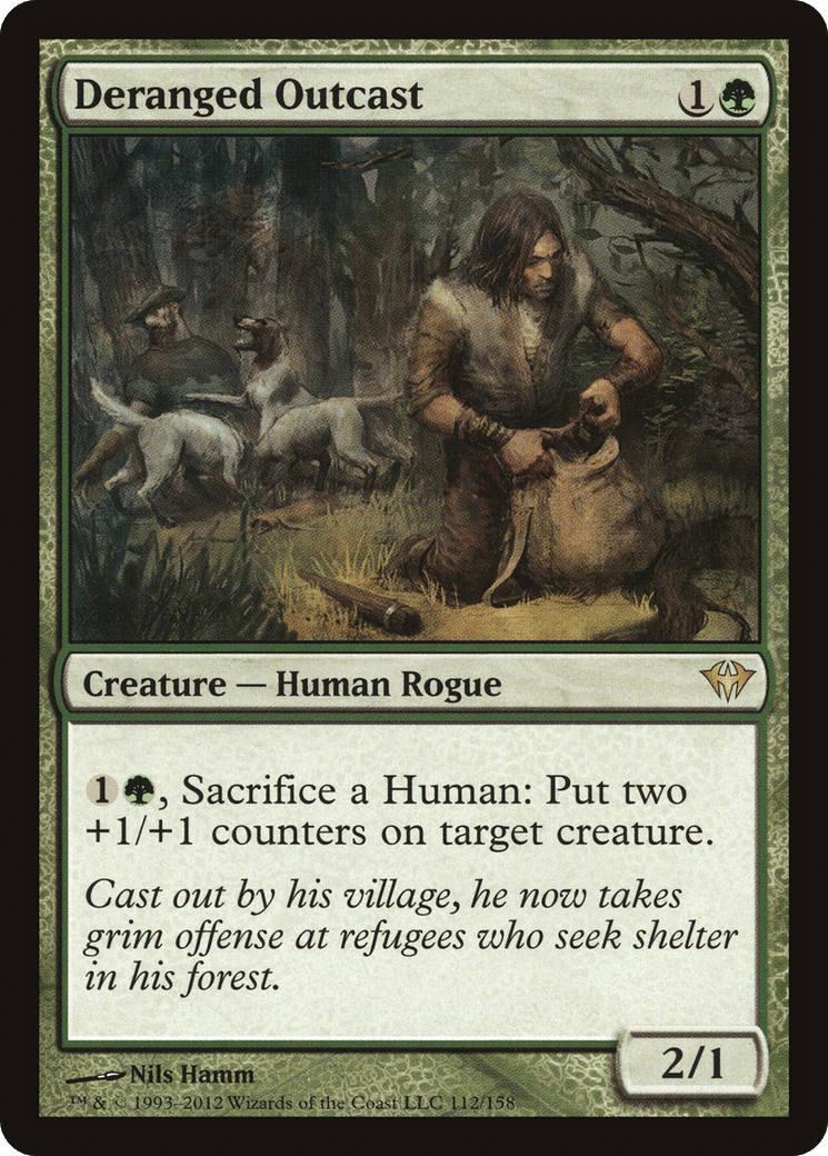 Deranged Outcast [Dark Ascension] Foil