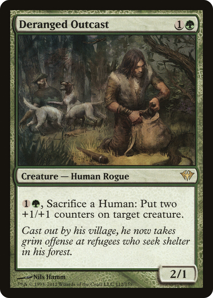 Deranged Outcast [Dark Ascension] Foil