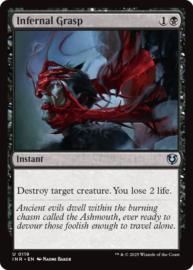 Infernal Grasp (-119) [Innistrad Remastered]  Foil