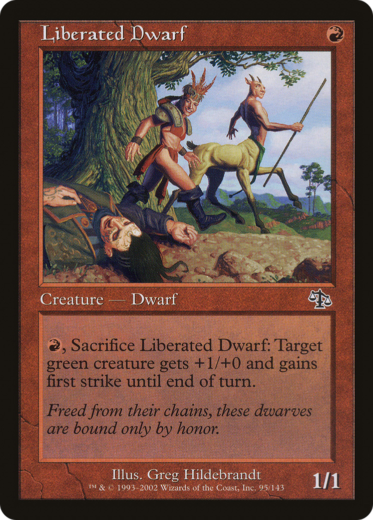 Liberated Dwarf [Judgment] Foil