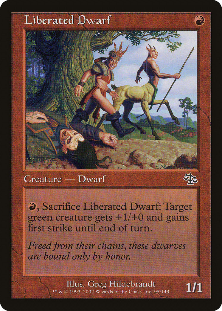 Liberated Dwarf [Judgment] Foil