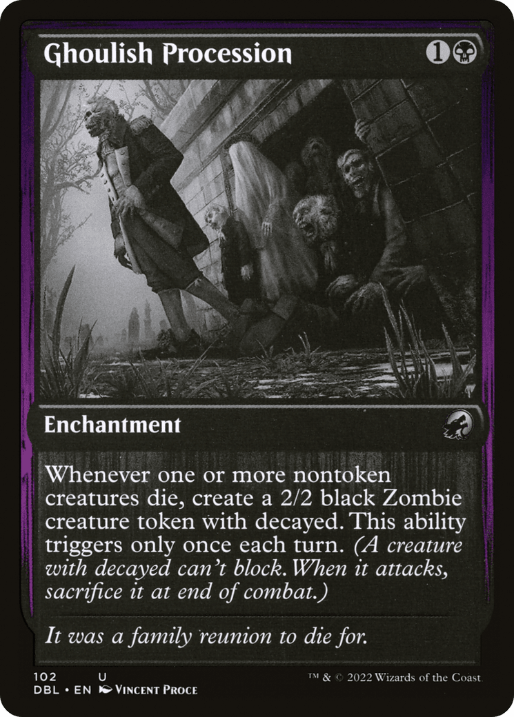 Ghoulish Procession [Innistrad: Double Feature] Foil