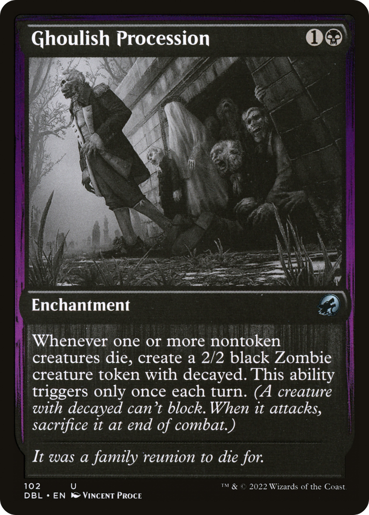Ghoulish Procession [Innistrad: Double Feature] Foil