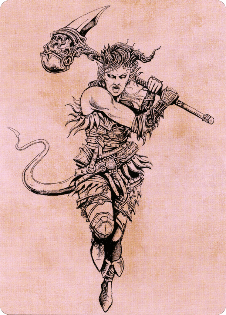 Karlach, Fury of Avernus // Karlach, Fury of Avernus (ACLB-054) - Battle for Baldur's Gate Art Series (Borderless) Foil