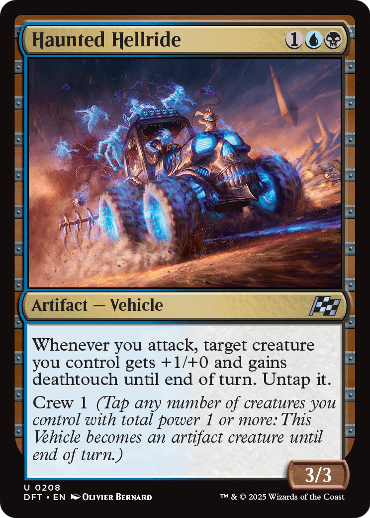 Haunted Hellride |  Foil (208) [Aetherdrift]