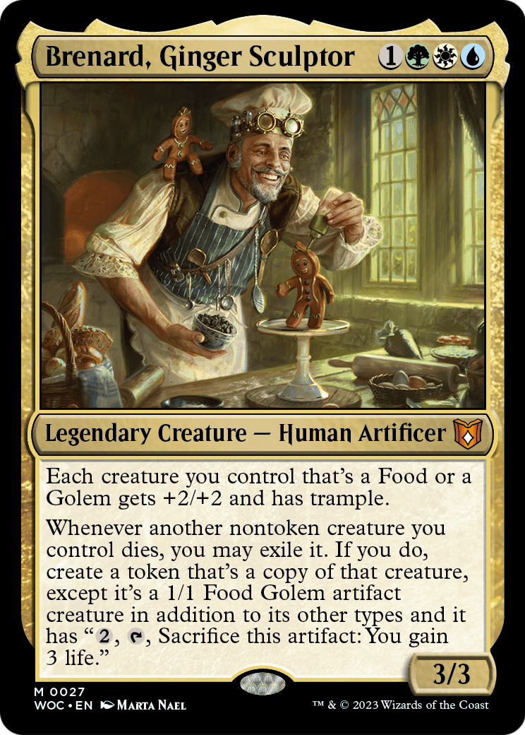 Brenard, Ginger Sculptor [Wilds of Eldraine Commander] Foil