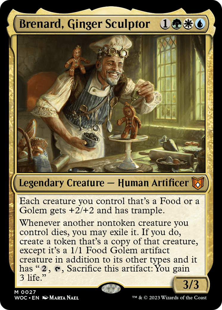 Brenard, Ginger Sculptor [Wilds of Eldraine Commander] Foil