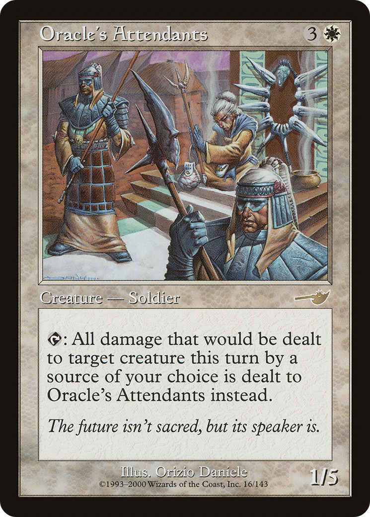 Oracle's Attendants [Nemesis] Foil