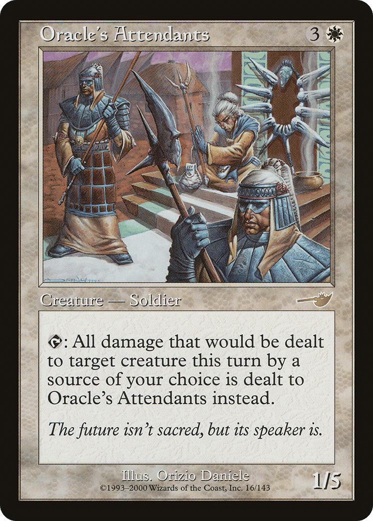 Oracle's Attendants [Nemesis] Foil