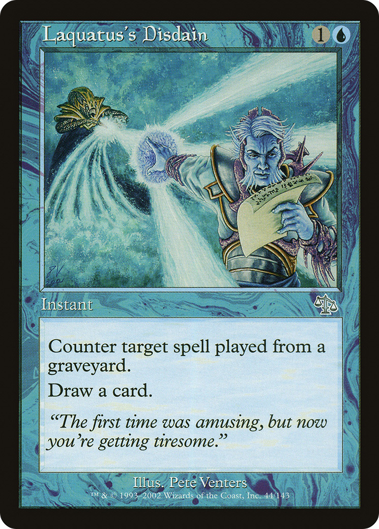 Laquatus's Disdain [Judgment] Foil