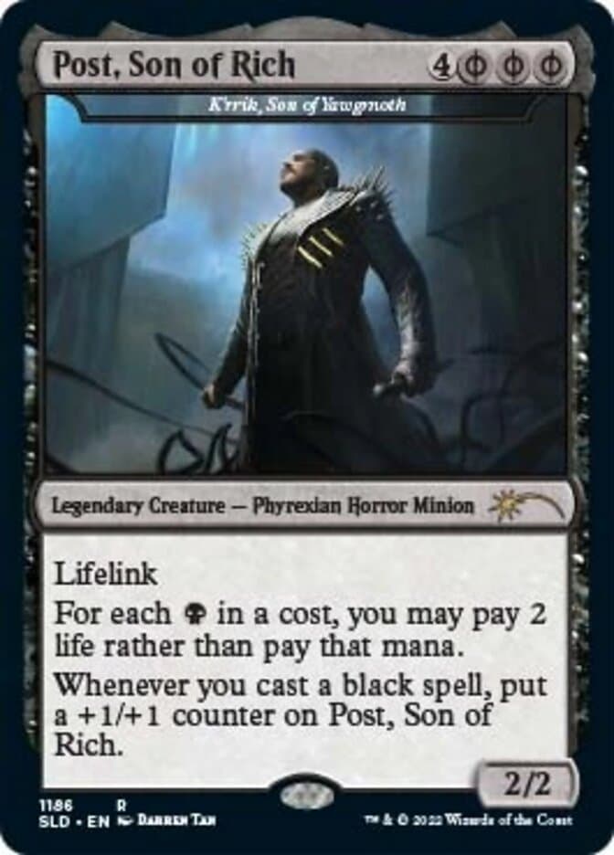 K'rrik, Son of Yawgmoth - Post, Son of Rich [Secret Lair Drop Series] Foil