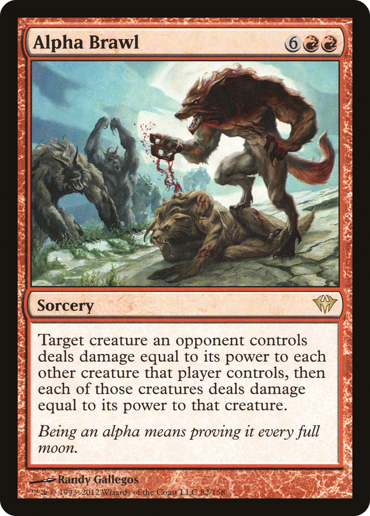 Alpha Brawl [Dark Ascension] Foil