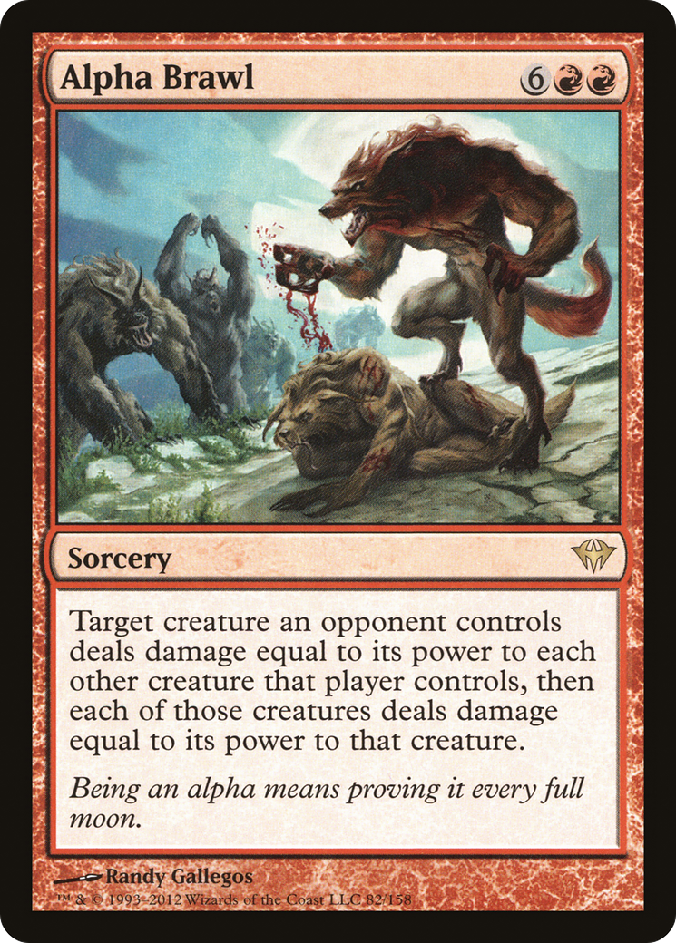 Alpha Brawl [Dark Ascension] Foil