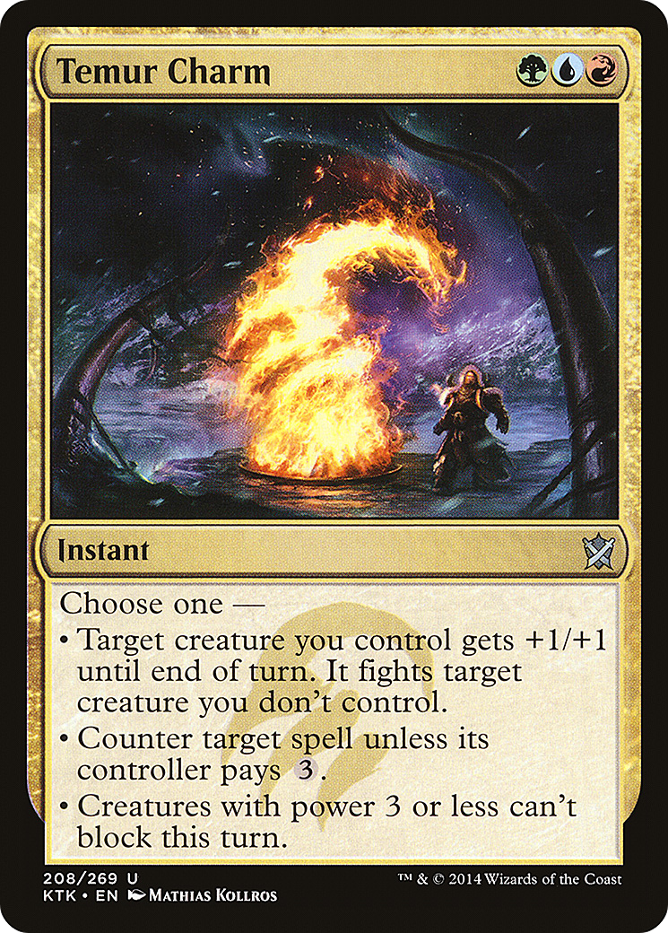 Temur Charm [Khans of Tarkir] Foil