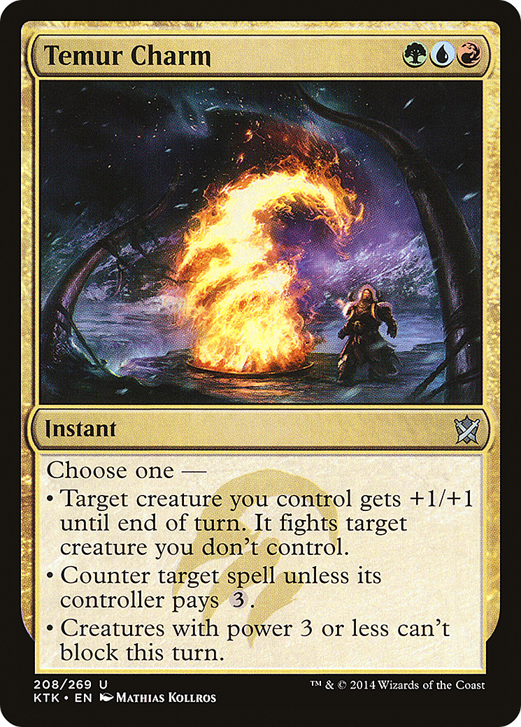 Temur Charm [Khans of Tarkir] Foil
