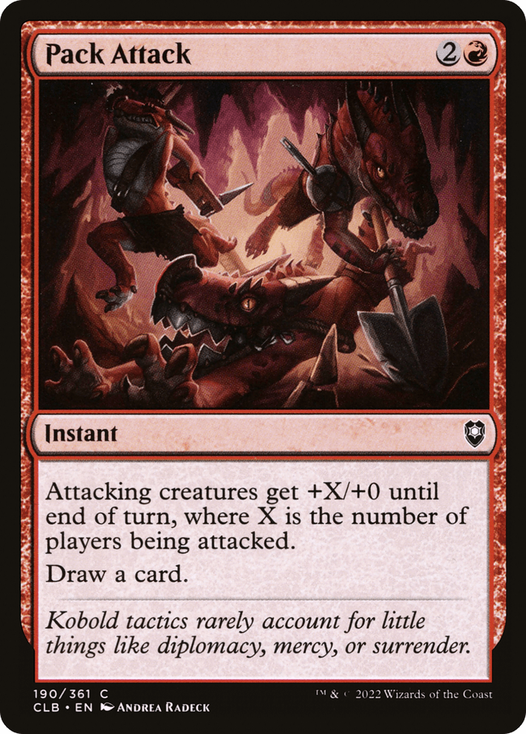 Pack Attack [Commander Legends: Battle for Baldur's Gate] Foil