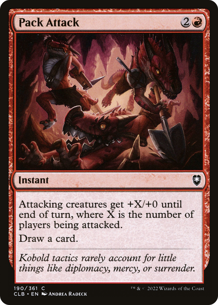 Pack Attack [Commander Legends: Battle for Baldur's Gate] Foil