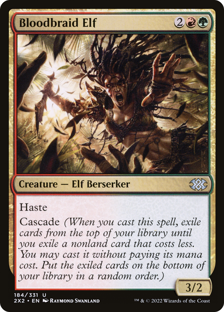 Bloodbraid Elf [Double Masters 2022] Foil