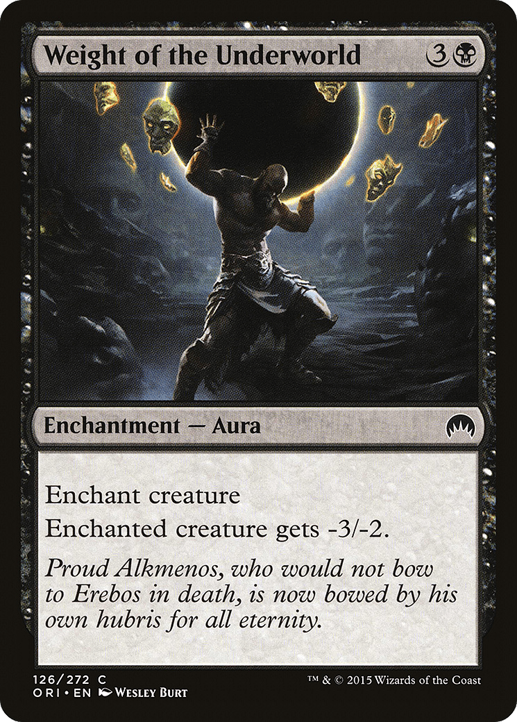 Weight of the Underworld [Magic Origins] Foil