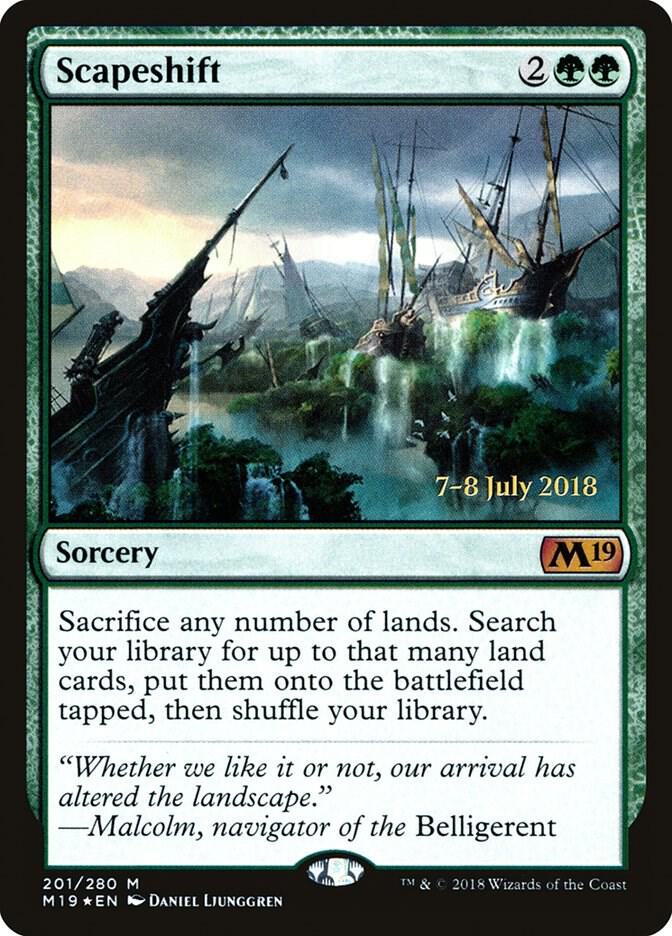 Scapeshift 201s/95 (Prerelease Cards)  - Foil