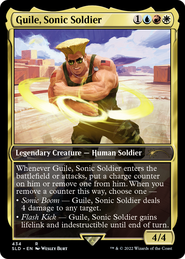Guile, Sonic Soldier [Secret Lair Drop Series] Foil