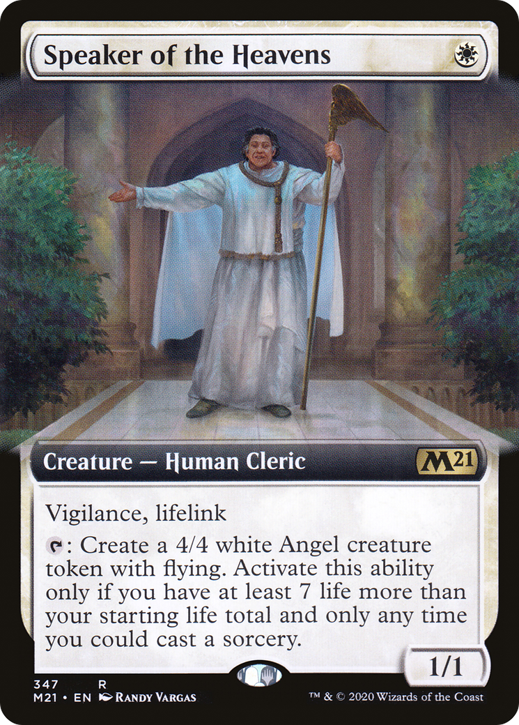 Speaker of the Heavens (Extended Art) [Core Set 2021] Foil